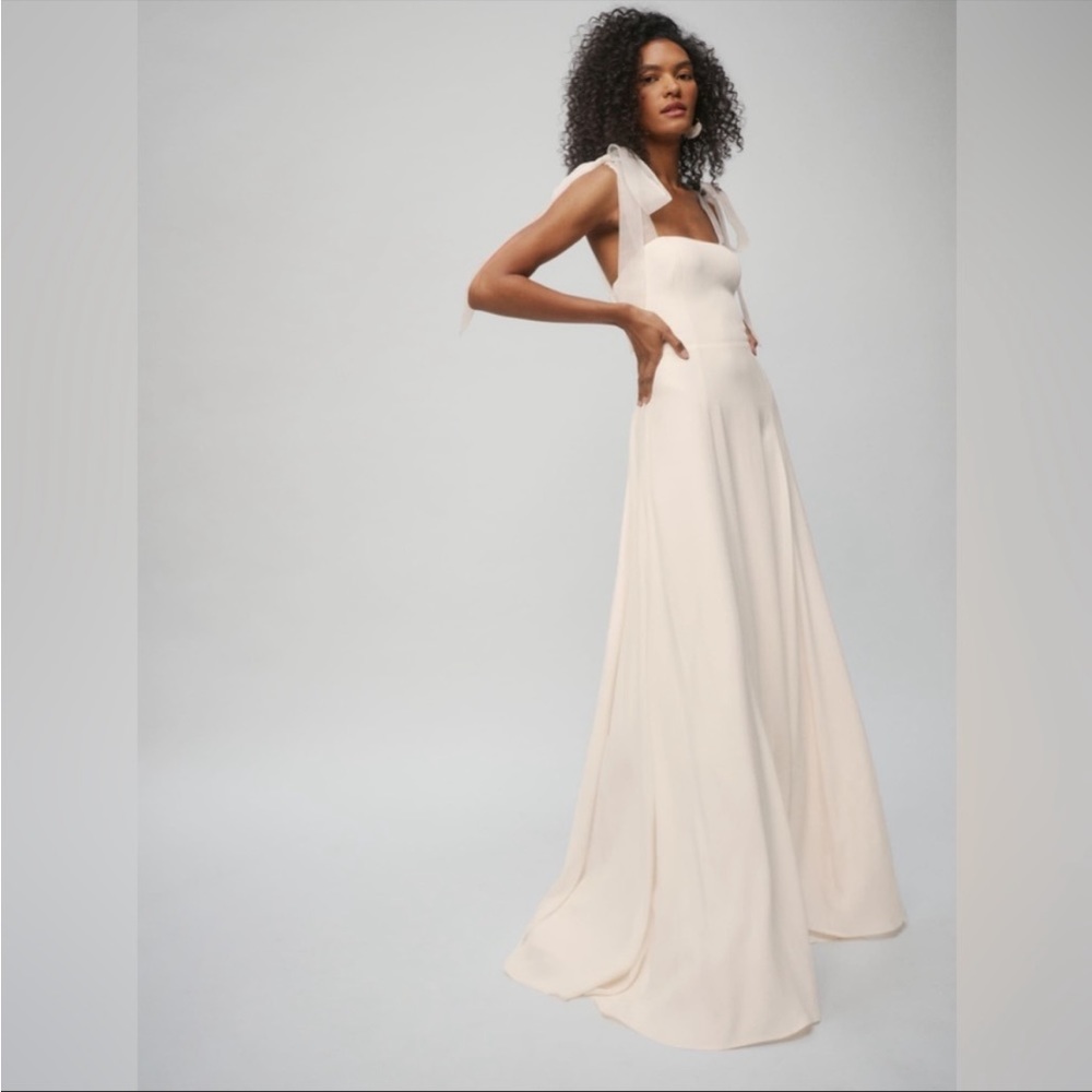 ⚡️⚡️NWT REFORMATION Balsam Dress in Ivory, Size 4 - Picture 4 of 16